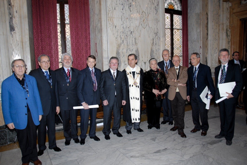 I premiati con il Rettore